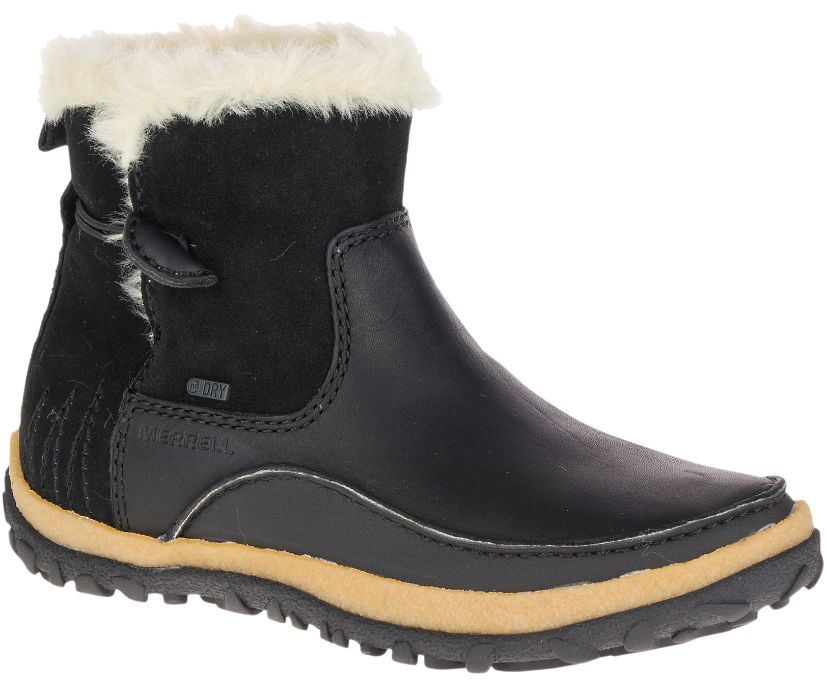 Buty Merrell Tremblant Pull On Polar Wasserdicht - Buty Zimowe Damskie Merrell - Czarne [RMZCK-7493]